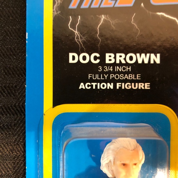 Unpunched New Funko Back to the Future  ReAction Action Figure  DOC BROWN (NIP) - Picture 9 of 9